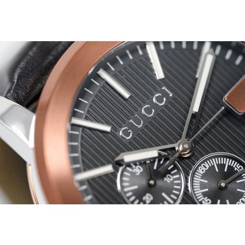 Gucci Men's Chronograph Watch G-Chrono XL Rose Gold YA101202 - Watches & Crystals