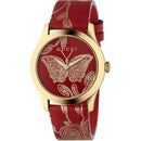 Gucci Ladies Watch G-Timeless Butterfly Red YA1264054 - Watches & Crystals