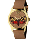 Gucci Ladies Watch G-Timeless Butterfly Brown YA1264063 - Watches & Crystals