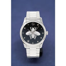 Gucci G-Timeless Watch Bee Motif Silver/Black YA1264136 Gucci