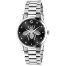 Gucci G-Timeless Watch Bee Motif Silver/Black YA1264136 Gucci