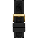 Guess Delta Mens Black Silicone 46mm Watch GW0051G2 - Watches