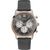 Guess Hendrix Men’s Grey Leather 44mm Watch W1261G5 - Watches