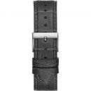 Guess Hendrix Men’s Grey Leather 44mm Watch W1261G5 - Watches