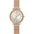 Guess Jewel Ladies Rose Gold Mesh Watch W1289L3 - Watches