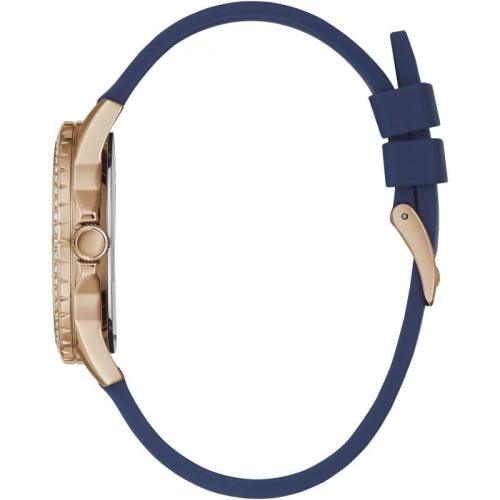 Guess Lady Comet Ladies Blue Silicone 38mm Watch GW0358L1 - Watches