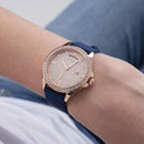 Guess Lady Comet Ladies Blue Silicone 38mm Watch GW0358L1 - Watches
