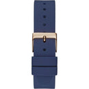 Guess Lady Comet Ladies Blue Silicone 38mm Watch GW0358L1 - Watches