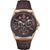 Guess Legacy Men’s Rose Gold / Brown Leather Watch W1058G2 - Watches
