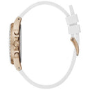 Guess Moonlight Ladies White Rubber 36mm Watch GW0257L2 - Watches