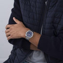 Guess North Men’s Blue Dial 42mm Watch GW0327G1 - Watches