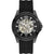 Guess Sport Automatic Mens Black Silicone Strap Watch W1178G2 - Watches
