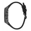 Guess Sport Automatic Mens Black Silicone Strap Watch W1178G2 - Watches