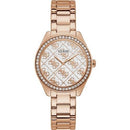 Guess Sugar Ladies Rose Gold Logo Watch GW0001L3 - Watches