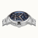 Ingersoll I00305B Men’s The Regent Silver/Blue Stainless Automatic Watch - WATCHES