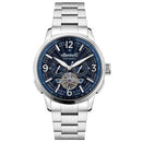 Ingersoll I00305B Men’s The Regent Silver/Blue Stainless Automatic Watch - WATCHES
