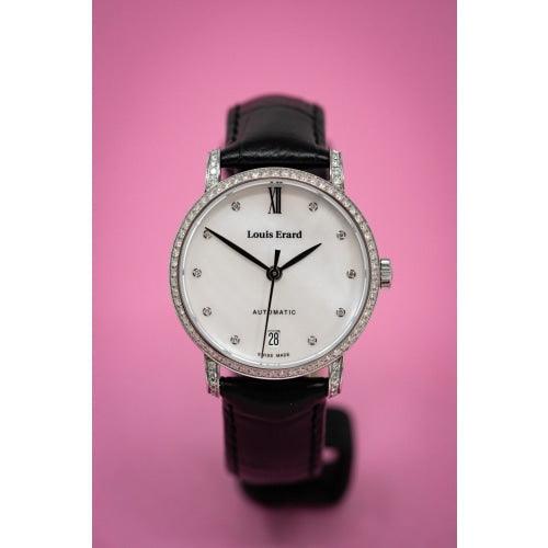 Louis Erard Excellence Diamonds Date Black - Watches & Crystals