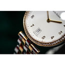 Louis Erard Quartz Ladies Watch Romance Date Steel IP Rose Gold 33mm - Watches