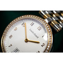 Louis Erard Quartz Ladies Watch Romance Date Steel IP Rose Gold 33mm - Watches