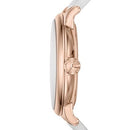 Marc Jacobs MBM1283 Ladies Baker White Leather Rose Gold Watch