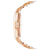 Marc Jacobs MBM3244 Ladies Baker White Dial Rose Gold Stainless Steel Watch