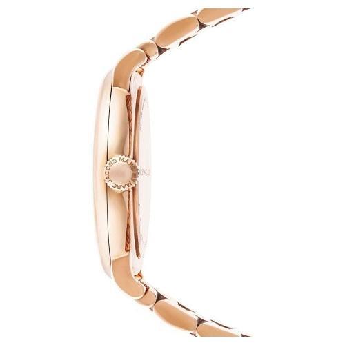 Marc Jacobs MBM3244 Ladies Baker White Dial Rose Gold Stainless Steel Watch