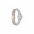 Marc Jacobs MBM3331 Ladies Mini Baker White Dial Two-Tone Stainless Steel Watch
