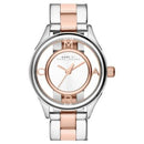 Marc Jacobs MBM3418 Ladies Tether Part-Transparent Dial Two-Tone Stainless Steel Watch