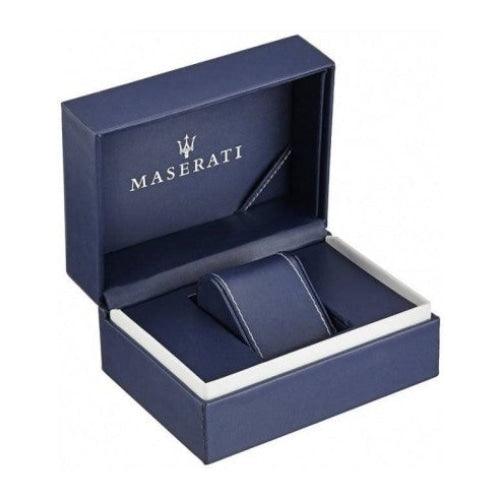 Maserati R8873639001 Men’s Triconic Silver/Blue Chronograph Watch - Watches