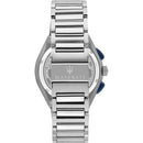 Maserati R8873639001 Men’s Triconic Silver/Blue Chronograph Watch - Watches