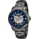 Maserati Successo Men’s Black Automatic Skeleton Watch R8823121001 - WATCHES