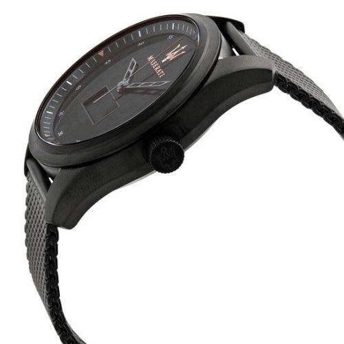 Maserati Traguardo Connected Men’s Black Stainless Steel Mesh Smart Watch R8853112001 - Watches