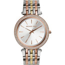 Michael Kors MK3203 Ladies Darci Silver Triple-tone Crystal Watch - WATCHES