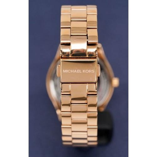 Michael Kors MK3205 Ladies Mini Slim Runway Rose Gold Watch - Watches