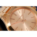 Michael Kors MK3205 Ladies Mini Slim Runway Rose Gold Watch - Watches