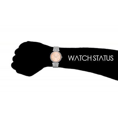 Michael Kors MK3218 Ladies Darci Peach Dial Crystal Watch