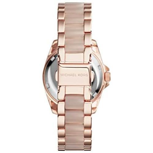 Michael Kors MK6175 Ladies Blair Rose Gold/Pink Day Date Watch - WATCHES
