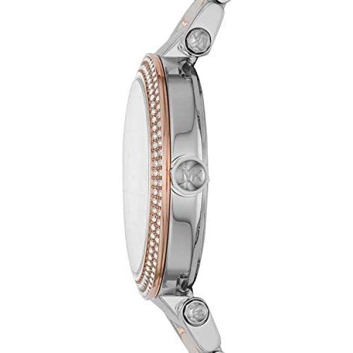 Michael Kors MK6301 Ladies Parker Rose Gold/Silver Stainless Watch - Watches
