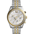 Michael Kors MK8344 Mens Lexington Two-toned Chronograph Watch