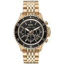 Michael Kors MK8726 Men’s Bayville Gold/Black Chronograph Watch - Watches