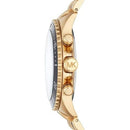 Michael Kors MK8726 Men’s Bayville Gold/Black Chronograph Watch - Watches