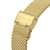 Michael Kors MK8867 Men’s Brecken Gold/Black Mesh Chronograph Watch - Watches