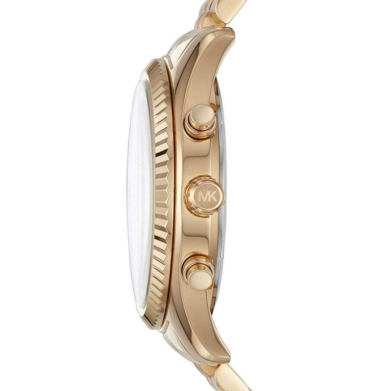 Michael Kors Lexington Gold Chronograph Watch MK6473 - WatchStatus Ltd