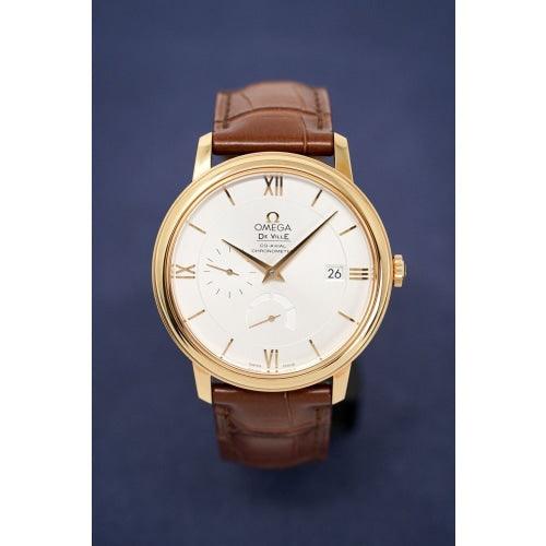 OMEGA Watch De Ville Prestige Co-Axial Power Reserve 18K Gold - Watches & Crystals