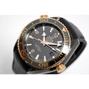 OMEGA Watch Seamaster Planet Ocean 600M 'Deep Black' GMT Ceramic And Gold - Watches & Crystals