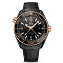 OMEGA Watch Seamaster Planet Ocean 600M 'Deep Black' GMT Ceramic And Gold - Watches & Crystals