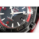 OMEGA Watch Seamaster Planet Ocean 600M 'Deep Black' Red GMT Ceramic - Watches & Crystals