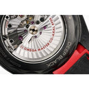 OMEGA Watch Seamaster Planet Ocean 600M 'Deep Black' Red GMT Ceramic - Watches & Crystals