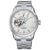 Orient Star Men’s Silver/White Automatic 50hr Reserve Watch RE-AT0003S00B - WATCHES