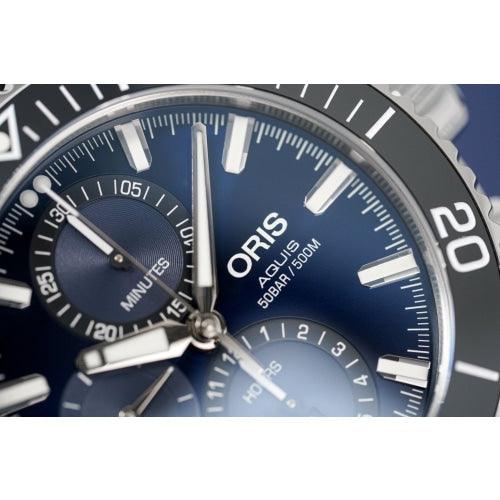 Oris Watch Aquis Chronograph Blue - Watches & Crystals